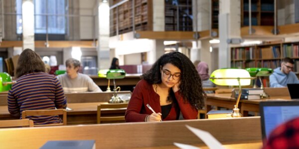 Readers in the Library's Reading Room