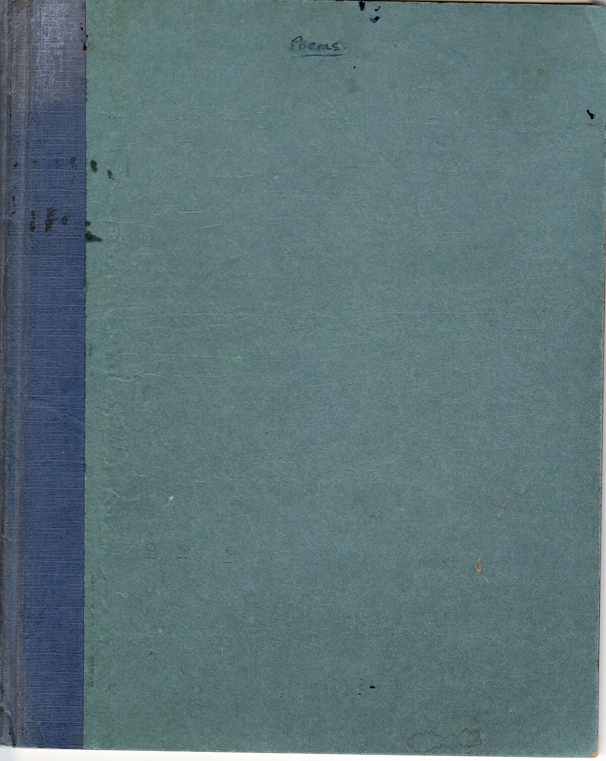 Front cover of the 1949-1951 Notebook.