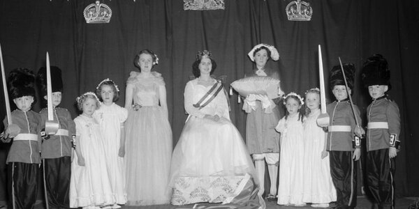 Coronation Queen and pages