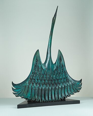 Sculpture by John Meirion Morris, Cofeb Tryweryn