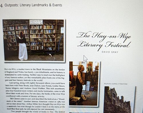 An article on JSTOR about The Hay Festival An article on JSTOR about The Hay Festival