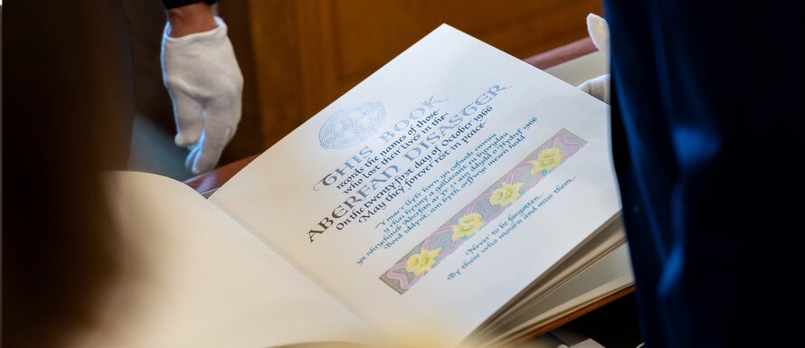 New Aberfan Book of Remembrance presented to community ahead of 60th anniversary commemorations