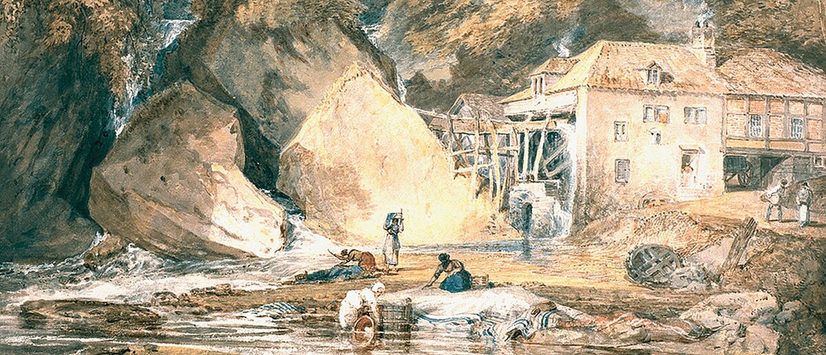 Aberdulais Mill by JMW Turner