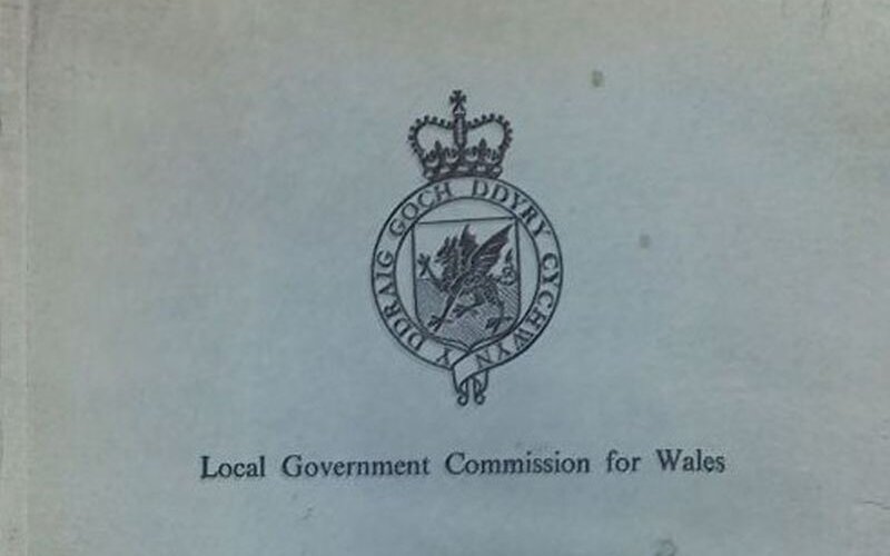 Cover of the Report of the Local Government Commission for Wales