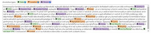 Extracting named entities from digital text using ‘Cymrie’
