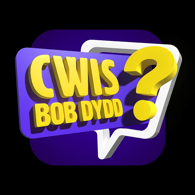 The 'Cwis Bob Dydd?' logo