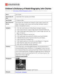 John Charles biography