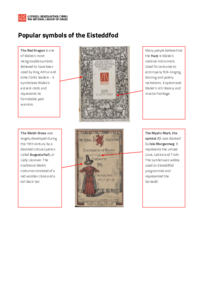 Popular symbols of the Eisteddfod