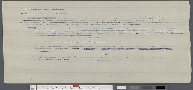 Manuscript Draft of 'The Story' or 'The Outing' (p. 2)