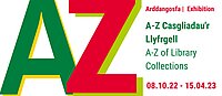A-Z of Library Collections exhibition banner