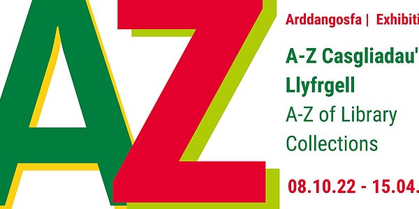 A-Z of Library Collections exhibition banner