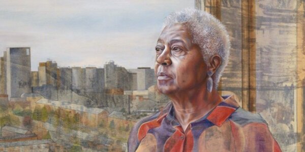 Painting of Dr Gaynor Legall by Joshua Donkor