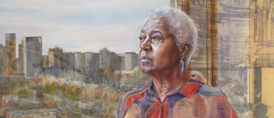 Painting of Dr Gaynor Legall by Joshua Donkor