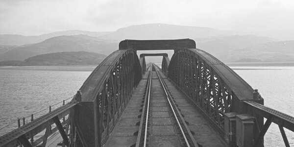 Photograph of Barmouth Bridge taken by Geoff Charles, 1969