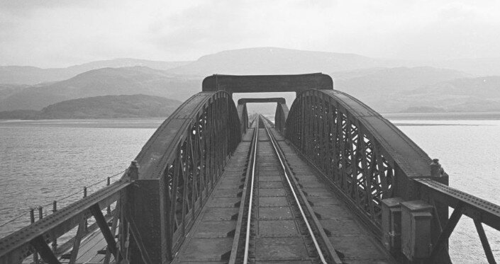 Photograph of Barmouth Bridge taken by Geoff Charles, 1969