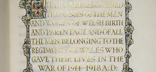 Welsh National Book of Remembrance