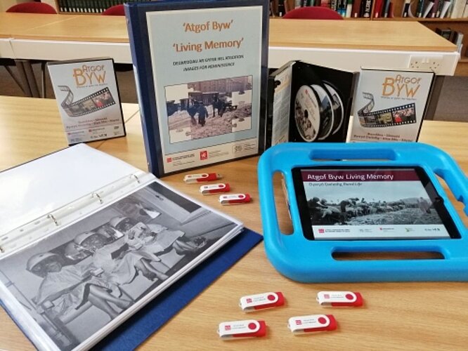 Items relating to the Living Memory project (eg DVD, photographs)