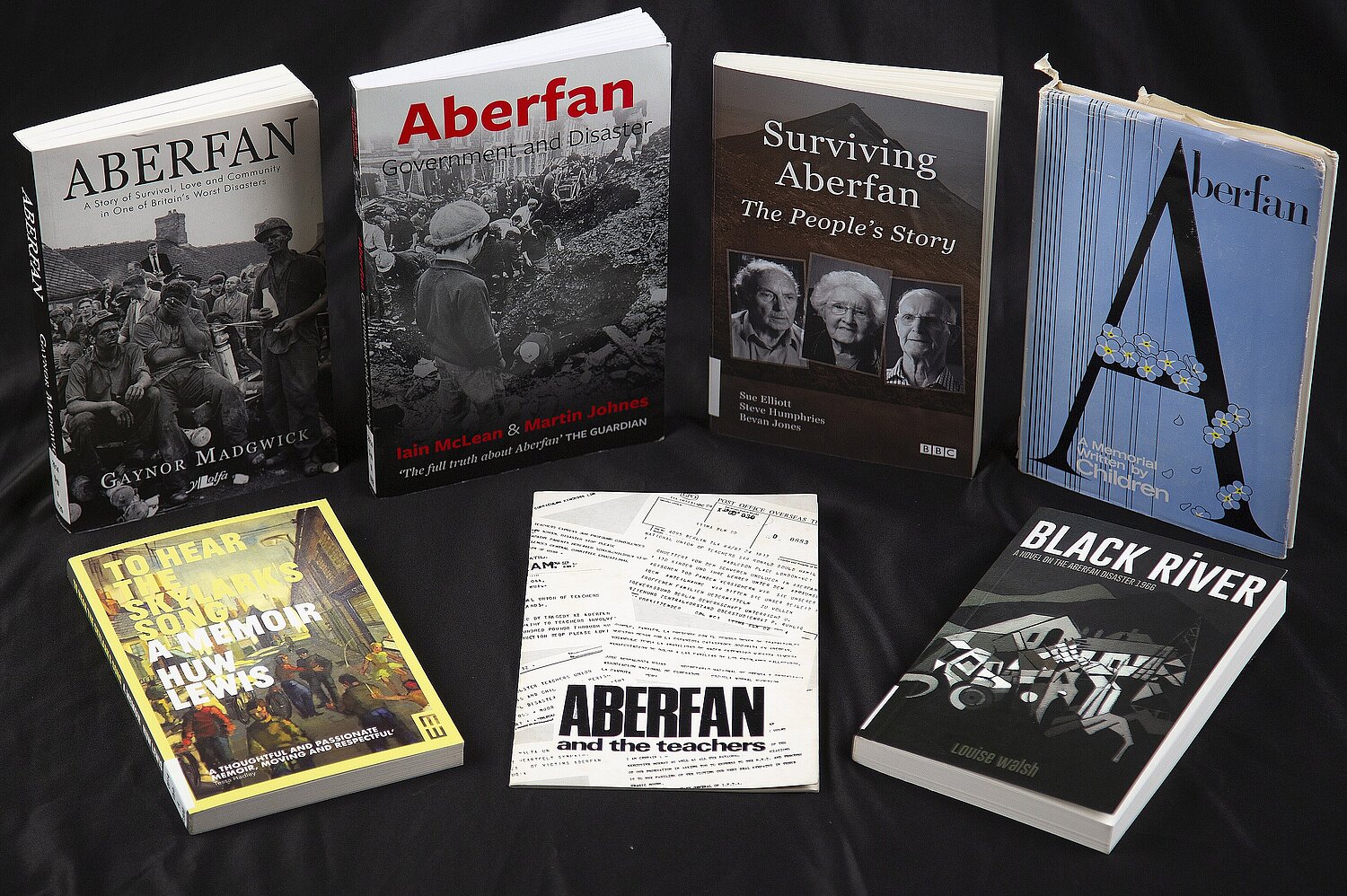 Seven books focusing on the Aberfan Disaster