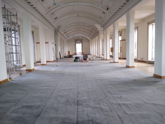 Gregynog Gallery with the partitions removed npc