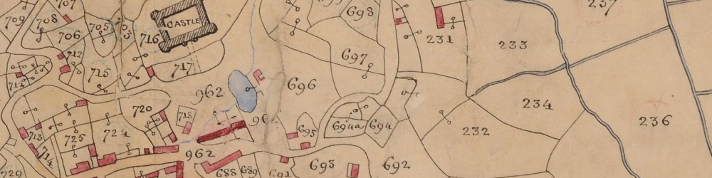 Part of Harlech, shown on the Tithe Map of Llandanwg parish