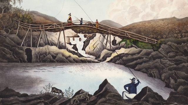 A Bridge over the Rhydol, Welsh Primitive, [1840]