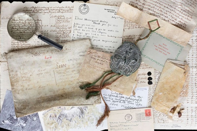 Image showing a selection of different collections in the NLW archives h