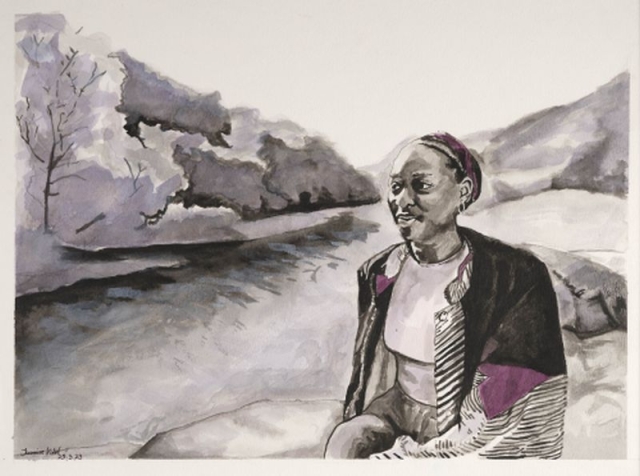 'The last place we shared', Jasmine Violet, 2023 h
