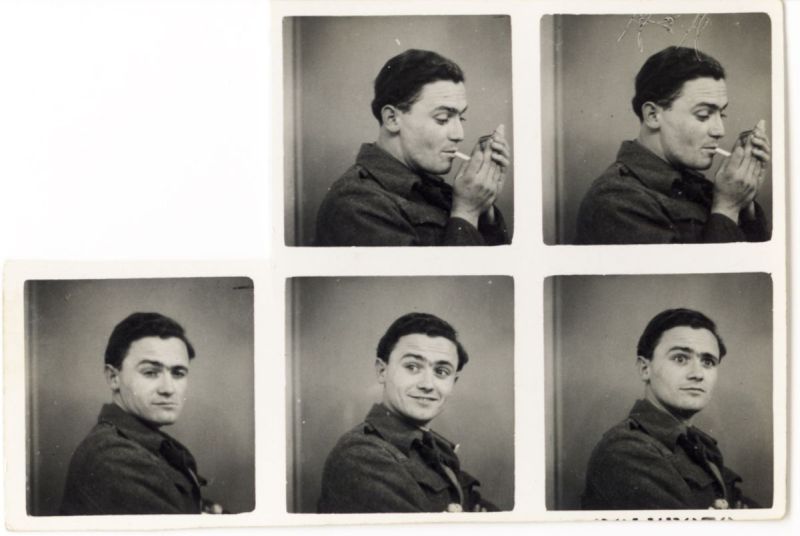 Photographs of comedian and actor Harry Secombe, taken during his military service
