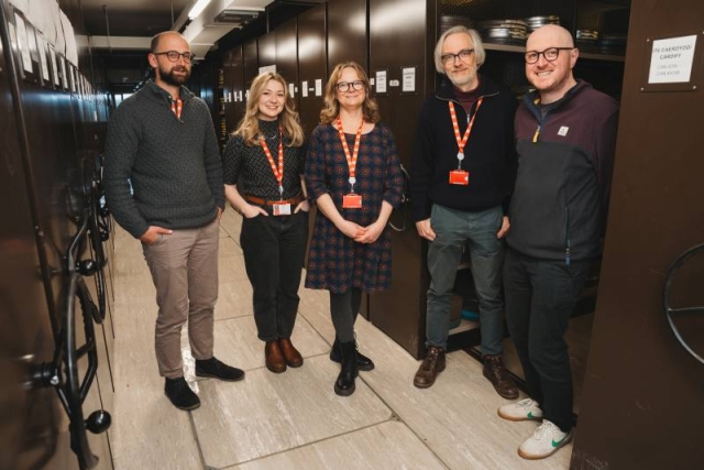 Film Team - Felix Cannadam, Angharad Bache, Wilhelmina Barnden, Dr. Guy Edmonds, Mark Davies h