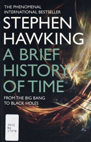 The cover of 'The Brief History of Time' by Stephen Hawking cc