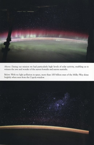 An illustration plate in 'Limitless', the biography of Tim Peake cc