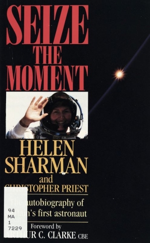 The cover of 'Seize the moment: the autobiography of Helen Sharman' cc