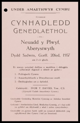 Welsh Agricultural Organisation Society Archive, G1/1 h