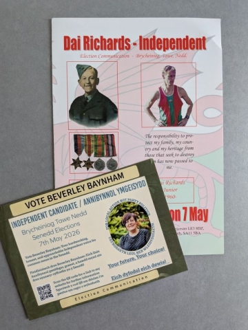 Independent election communication, Brycheiniog Tawe Nedd, 2026 h